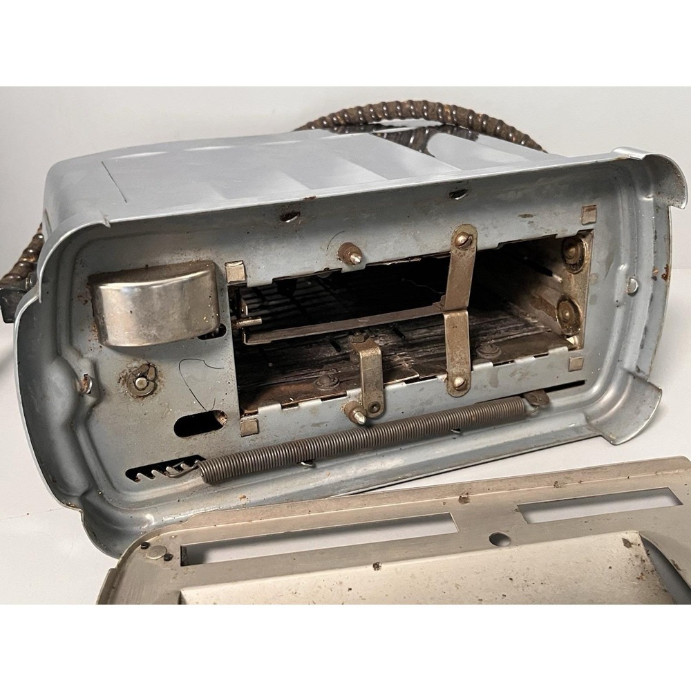 Vintage 1930s Toastmaster Model 1A4 110V McGraw Electric Art Deco Chrome- Works! - Picture 13 of 14